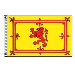 0026427814808 - SCOTLAND SCOTTISH RAMPANT LION INDOOR OUTDOOR DYED NYLON BOAT FLAG GROMMETS 12 X 18
