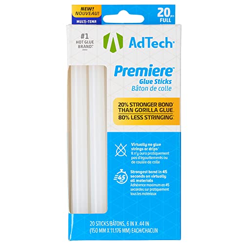 Adtech 10 Pound Box All Purpose Hot Glue Sticks Clear