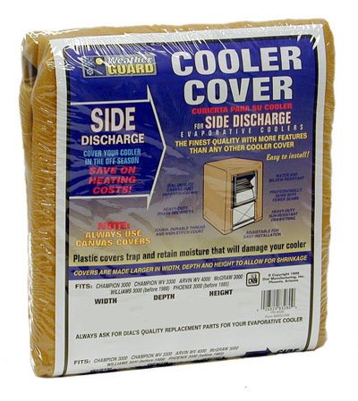 0026529837309 - SWAMP COOLER COVER SIDEDRAFT 38X38X40 (WXDXH) CANVAS - DIAL #8373