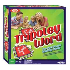 0026608006206 - IDEAL TRIPOLEY WORD SPELLING BOARD GAME