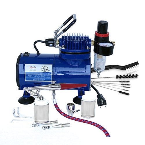 0026614145876 - PAASCHE H-100D SINGLE ACTION AIRBRUSH & COMPRESSOR PACKAGE