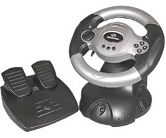 0026616066933 - GAME ELEMENTS GGE904 HV-5 RACING WHEEL FOR PC