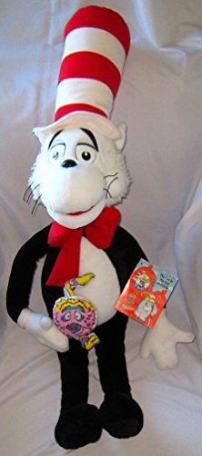 0026676699577 - JUMBO DR. SEUSS THE CAT IN THE HAT AND GINK PLUSH 36