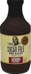 0026825000117 - G HUGHES SMOKEHOUSE SUGAR FREE BBQ SAUCE 18OZ GLASS BOTTLE (PACK OF 3) SELECT FLAVOR BELOW (HICKORY)