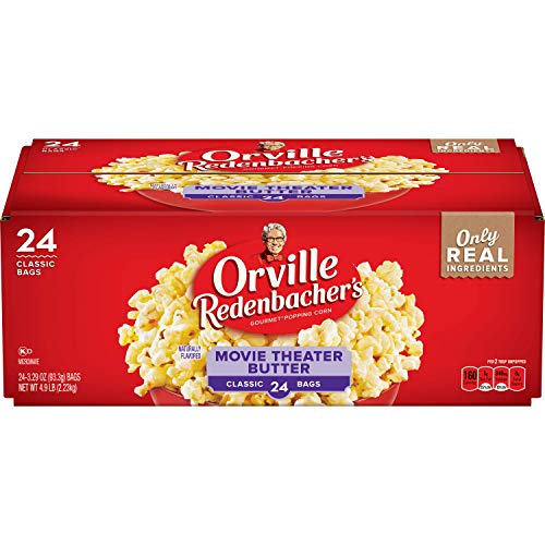 Orville Redenbacher Gourmet Popping Corn Movie Theater Butter Popcorn 24 Bag Box Gtineanupc