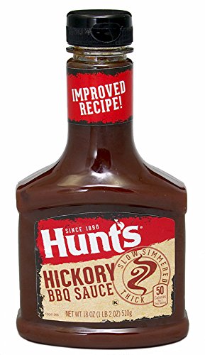0027000609033 - HUNT'S HICKORY & BROWN SUGAR BARBECUE SAUCE, 21.6 OUNCE