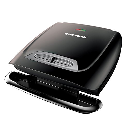 0027043993007 - GEORGE FOREMAN GR2121B 8-SERVING CLASSIC PLATE GRILL WITH VARIABLE TEMPERATURE, BLACK