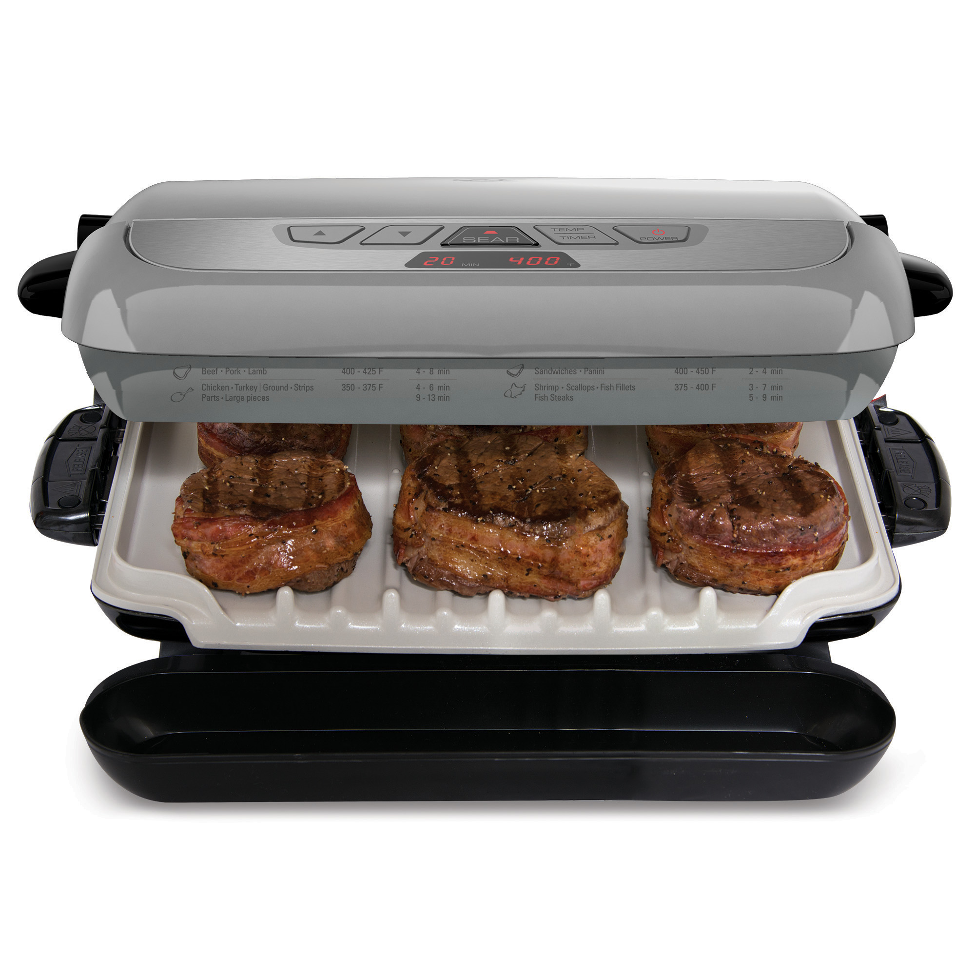 0027043994233 - GEORGE FOREMAN REMOVABLE PLATE 5 SERVING MULTI PLATE EVOLVE GRILL - APPLICA CONS