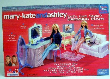 0027084001754 - MARY-KATE AND ASHLEY LET'S GET STYLIN DRESSING ROOM