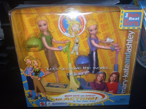0027084005608 - MARY-KATE AND ASHLEY IN ACTION! - MEAN TEAM PLAYSET