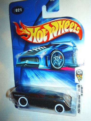 0027084120011 - 2004 - MATTEL - HOT WHEELS - FIRST EDITIONS - #21 OF 100 - THE GOV'NER - RARE VARIANT: THICK WHITE WALLS / GLOSS BLACK / RED TINT WINDOWS / NO RED TAIL LIGHTS / NO HW LOGO - COLLECTOR #021 - NEW - OUT OF PRODUCTION - LIMITED EDITION - COLLECTIBLE