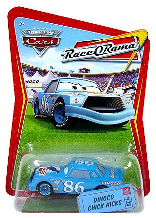 0027084517552 - DISNEY PIXAR CARS RACE O RAMA DINOCO CHICK HICKS #26