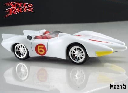 0027084586251 - SPEED RACER MACH 5 PULL BACK MOTORIZED COLLECTORS MODEL 1/43 SCALE