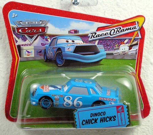 0027084659283 - DISNEY PIXAR CARS DINOCO CHICK HICKS RACE-O-RAMA SHORT CARD
