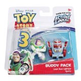 0027084866933 - DISNEY TOY STORY 3 ACTION LINKS 2-FIGURE BUDDY PACK - LASER BUZZ LIGHTYEAR & SPARKS