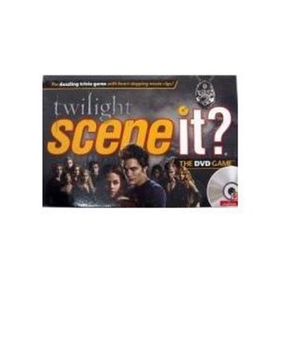 0027084882889 - SCENE IT? TRIVIA DVD BOARD GAME - TWILIGHT WITH DVD, GAME BOARD, 4 MOVERS, 100 TRIVIA CARDS, 20 FATE CARDS, 4 CATEGORY REFERENCE CARDS, 1 SIX-SIDED NUMBERED DIE, 1 EIGHT-SIDED CATEGORY DIE AND INSTRUCTION SHEET PLUS BONUS ACTIVITIES