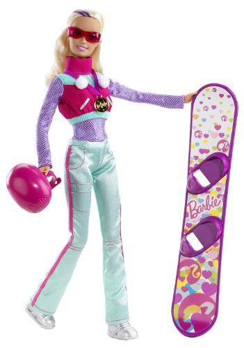 0027084887327 - BARBIE I CAN BE SNOWBOARDER DOLL