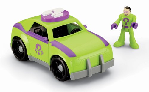 0027084902860 - FISHER-PRICE IMAGINEXT DC SUPER FRIENDS THE RIDDLER AND CAR