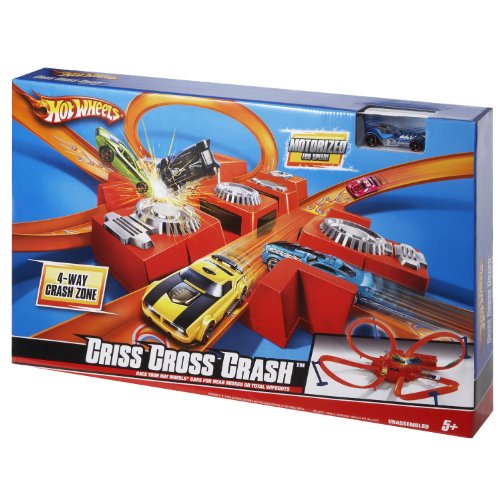 Hot Wheels Criss Cross Crash Track Set