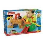 0027084963519 - WORLD OF LITTLE PEOPLE WHEELIES PLAY N GO CONSTRUCTION SITE