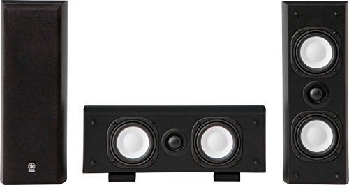 0027108104928 - NS-AP7800 SLIM LINE CENTER CHANNEL AND SURROUND SPEAKERS PIANO BLACK