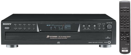 0027242586376 - SONY CDP-CE375 5-DISC CAROUSEL-STYLE CD CHANGER (DISCONTINUED BY MANUFACTURER)