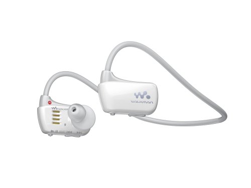 0027242877436 - SONY WALKMAN NWZW273S 4 GB WATERPROOF SPORTS MP3 PLAYER (WHITE) WITH SWIMMING EARBUDS