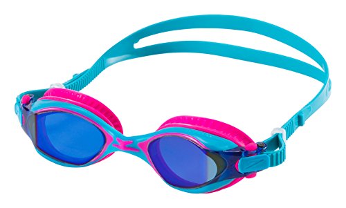 0027556000292 - SPEEDO BULLET MIRRORED GOGGLES, PINK/TURQUOISE, ONE SIZE
