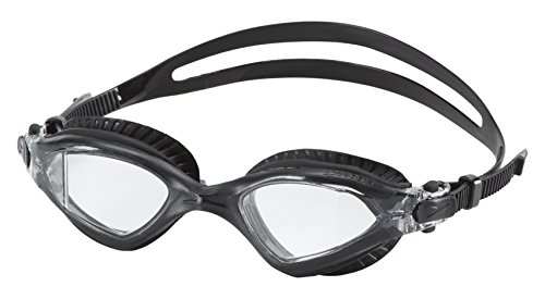 0027556000308 - SPEEDO MDR 2.4 GOGGLES, CHARCOAL BLACK/CLEAR, ONE SIZE