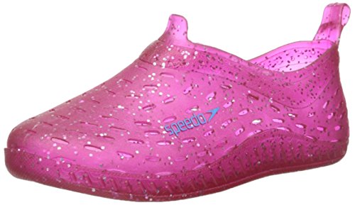 0027556033771 - SPEEDO EXSQUEEZE ME JELLY GLITTER WATER SHOES (TODDLER), FUCHSIA GLITTER, X-LARGE (11/12 US TODDLER)