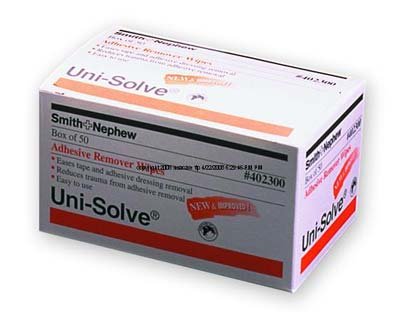 UNISOLVE ADHESIVE REMOVER LIQUID, 8 OZ BOTTLE - GTIN/EAN/UPC