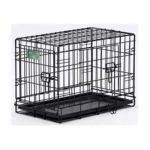 0027773007715 - ICRATE DOUBLE DOOR FOLDING DOG CRATES X 13 W X 16 H 22 IN/ DOUBLE