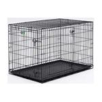 0027773007722 - ICRATE DOUBLE DOOR FOLDING DOG CRATES X 18 W X 19 H 24 IN