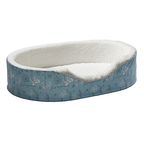 0027773020844 - QUIET TIME SCRIPT BLUE ORTHO NESTING DOG BED MD