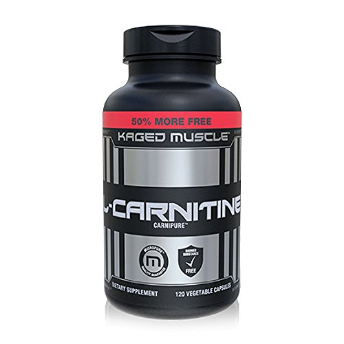0027829403546 - KAGED MUSCLE PREMIUM CARNIPURE L-CARNITINE VEGETABLE CAPSULES, 1.5 G (120 COUNT)