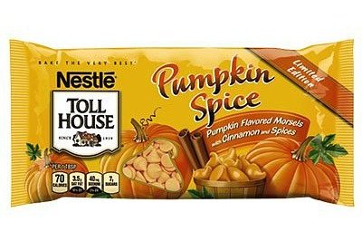 0028000148911 - NESTLE TOLL HOUSE PUMPKIN SPICE MORSELS, 10 OZ PACKAGES (PACK OF 6)