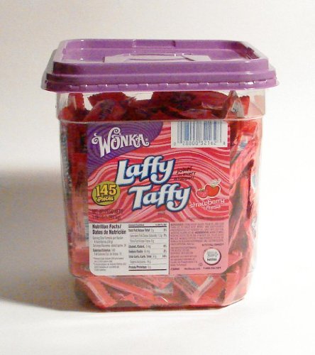 0028000321628 - LAFFY TAFFY STRAWBERRY-145CT-INDIVIDUALLY WRAPPED COUNTER TOP DISPLAY