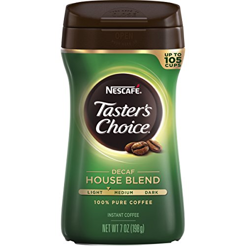 0028000567217 - NESCAFE TASTER'S CHOICE HOUSE BLEND DECAF INSTANT COFFEE, 7 OUNCE CANISTER