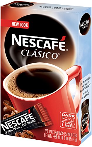 0028000728045 - NESCAFE CLASICO INSTANT COFFEE, 8 COUNT SINGLE SERVE, 12 COUNT