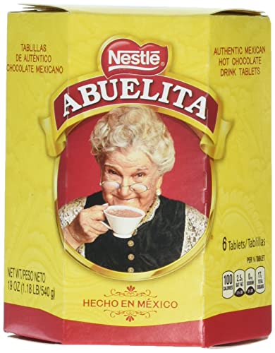 0028000921163 - NESTLE MEXICAN CHOCOLATE ABUELITA DRINK MIX, 6 TABS IN 19 OUNCE PACKAGE