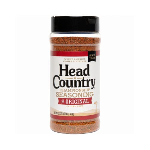 0028239006129 - HEAD COUNTRY BAR-B-Q CHAMPIONSHIP SEASONING, ORIGINAL | GLUTEN FREE, MSG FREE BARBECUE SEASONING | BOLD & HERBAL DRY SPICE RUB TO BOOST THE FLAVOR OF ALL YOUR BBQ FAVORITES | 12 OUNCE, PACK OF 1