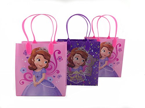 0028289372670 - 12PC DISNEY SOFIA THE FIRST GOODIE BAGS PARTY FAVOR BAGS GIFT BAGS