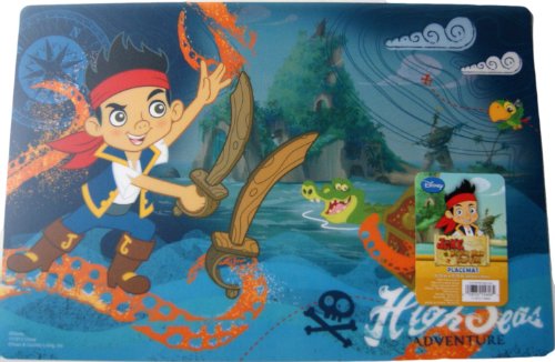 0028332556064 - JAKE AND THE NEVERLAND HIGH SEAS ADVENTURE PLACEMAT 17.75 X 11.75