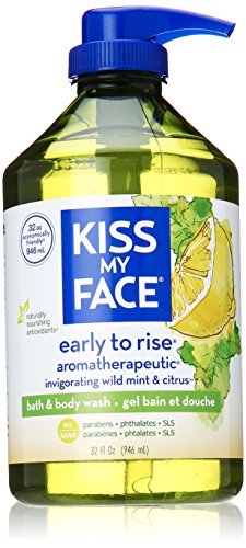 0283678437334 - KISS MY FACE NATURAL SHOWER GEL AND BODY WASH, EARLY-TO-RISE, 32 OUNCE