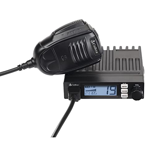 0028377203060 - COBRA 19 MINI RECREATIONAL CB RADIO - EASY TO OPERATE EMERGENCY RADIO, TRAVEL ESSENTIALS, INSTANT CHANNEL 9, 4 WATT OUTPUT, FULL 40 CHANNELS, TIME OUT TIMER, VOX, AUTO SQUELCH, AUTO POWER, BLACK