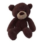 0028399010059 - FUZZY TEDDY BEAR BROWN HES FUZZY BROWN BEAR 10.5 IN