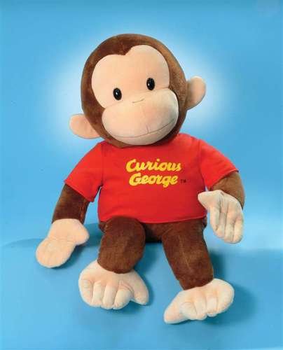 0028399030668 - CLASSIC CURIOUS GEORGE IN RED SHIRT 8 BY GUND