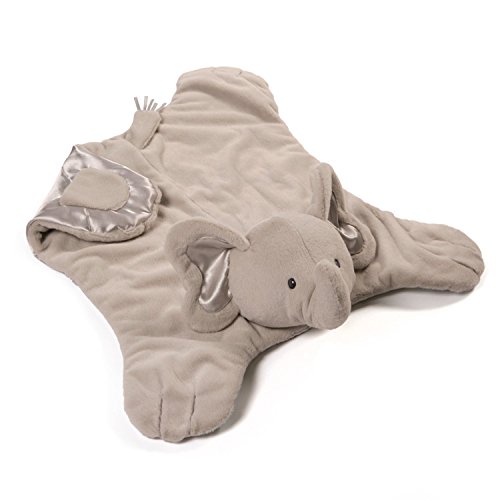 0028399082568 - GUND BABY BUBBLES ELEPHANT COMFY COZY BABY BLANKET