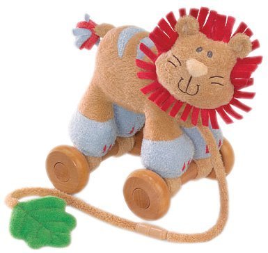 0028399585793 - GUND - RUMBA THE LION PULL TOY 6