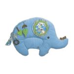0028399592036 - DEVELOPMENTAL PLAY BLUE ELEPHANT SHAPED ACTIVITY MAT
